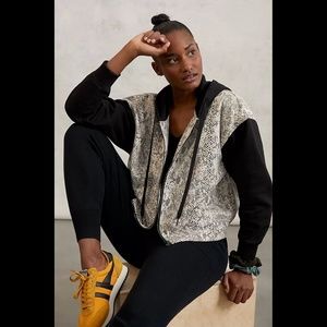 Anthropologie Fate Sandra Zip-up Hoodie Jacket